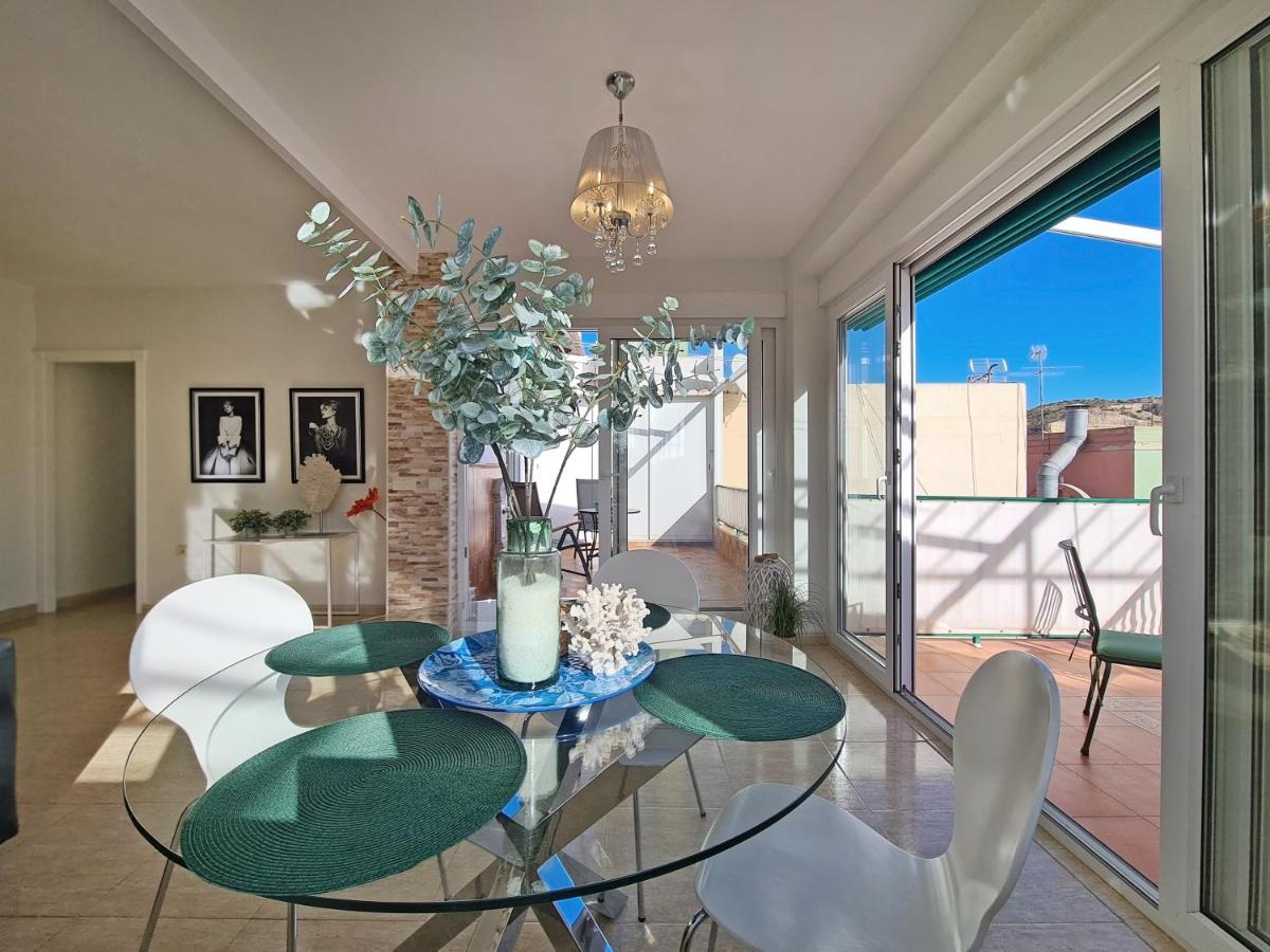 Playa Postiguet Penthouse By Nras Apartment Alicante Ngoại thất bức ảnh
